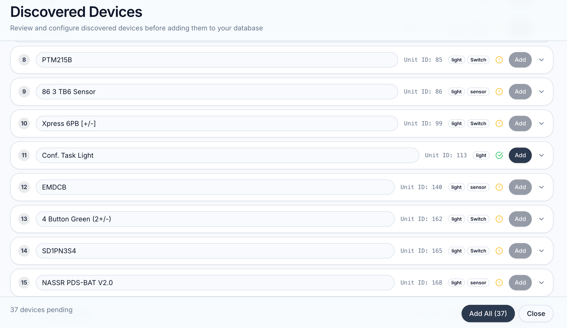 Step 5: Discover Devices — reference image 11